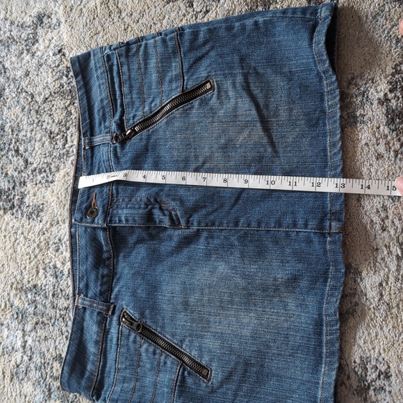 Ghosts & Angels Denim Mini Skirt Sz L - Picture 4 of 5
